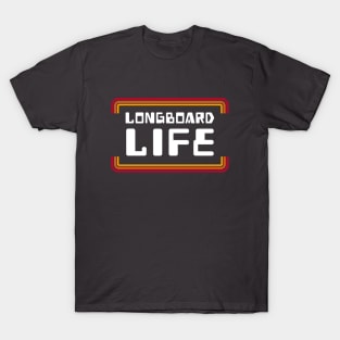 Longboard Life Retro 8-Bit T-Shirt